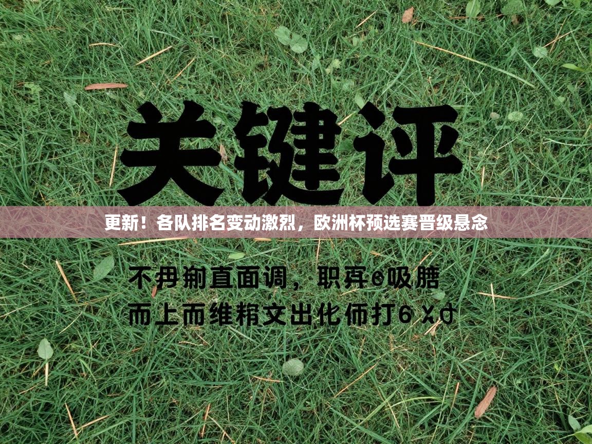 更新!各队排名变动激烈,欧洲杯预选赛晋级悬念 第2张